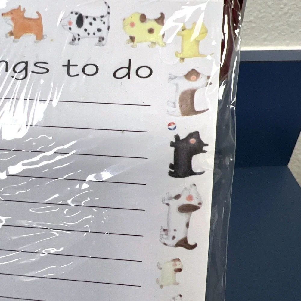 5-Pck Shopping Goals List Memo Things To Do Notepad Fridge Magnet 60-Sheets Each
